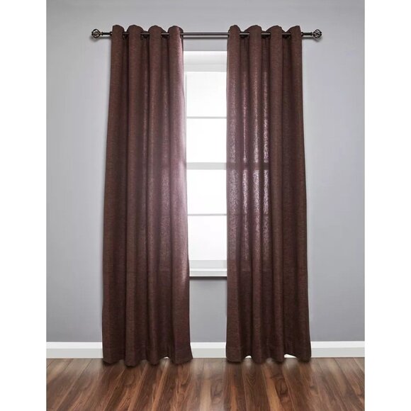 Loft by Umbra Oil Rubbed Bronze Cagio Expandable Curtain Rod 36" to 66" Lengths - Picture 3 of 6